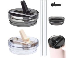 Stanley - Vervangende Deksel en Rietjes Set - 1.1L - BPA-vrij - Voor Stanley Cup