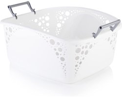 Stapelbare 40L Wasmand met Handgrepen - Ergonomisch en Duurzaam
