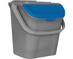 Stapelbare afvalbak ‘Basta’ - Blauw - Sterk & Ruimtebesparend - Afval scheiden