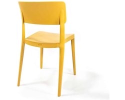 Stapelbare kantinestoel 0100 Zwart