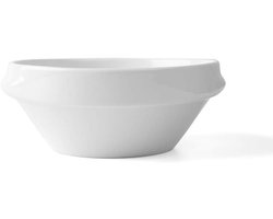 Stapelbare Porseleinen Stoof- of Ovenschaal Wit 0.90 Liter