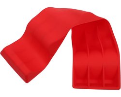Stapelbare Siliconen Wijnhouder - Flessenrek Opvouwbaar - Flessen Opslag - Antislip Flexibel Design - 29x7.5x1.5CM - Rood