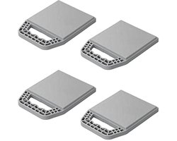 Stapelbare Steunplaten met Handgreep voor Caravans en Campers - Set van 4 Onderlegplaten