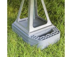 Stapelbare Steunplaten met Handgreep voor Caravans en Campers - Set van 4 Onderlegplaten