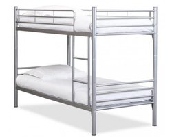 Stapelbed - 80x190 cm - zilver
