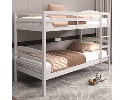 Stapelbed Roy 90x200 | splitsbaar | wit grenen