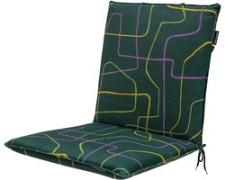 Stapelstoel kussen ca.97x49cm Joah green