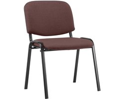 Stapelstoel met stoffen bekleding voor conferenties en evenementen