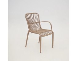 Stapelstoel Vita Madrid taupe