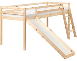 STAPLE - Hoogslaper - Lichtbruin - 90 x 200 cm - Dennenhout
