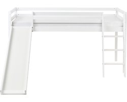 STAPLE - Hoogslaper - Wit - 90 x 200 cm - Dennenhout