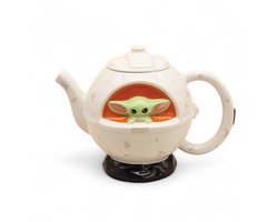Star Wars The Mandalorian - Grogu Spaceship theepot Unisex Teapot - meerkleurig - Standard