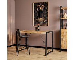 StarFurn Bartafel Boaz - Rechthoek Naturel Hout - 140x80x92cm