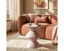 Starfurn - Bijzettafel Abel - Roze - 33x33x45 cm