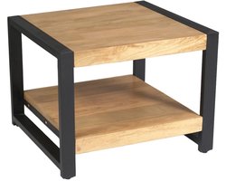 Starfurn - Bijzettafel Britt - Bruin - 60x60x45 cm