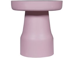 StarFurn Bijzettafel Drum - Rond Roze Hout - 40x40x42cm
