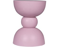 StarFurn Bijzettafel Jon - Rond Roze Hout - 30x30x40cm
