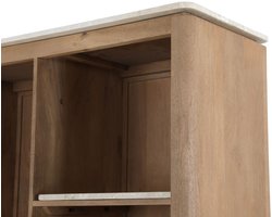 Starfurn - Bovenblad vakkenkast XL Dallas marmer - beige