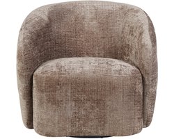 Starfurn Draaifauteuil Yara - Taupe - 82x85x77 cm