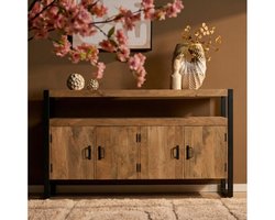 Starfurn Dressoir Britt - Naturel Hout - 175x45x90cm