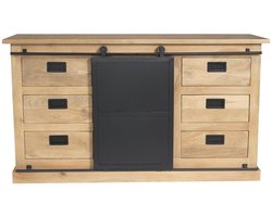 Starfurn Dressoir Fresno - Naturel Hout - 160x45x90cm