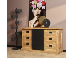 StarFurn Dressoir Nashville - Rechthoek Naturel Hout - 160x45x90cm