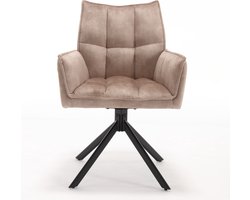 StarFurn Eetkamerstoel Dani Velvet Beige