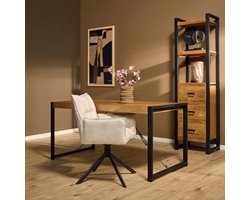 StarFurn Eettafel Boaz Naturel Mangohout 140cm