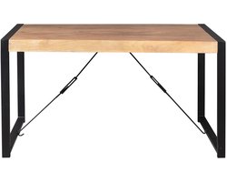 Starfurn Eettafel Britt - Rechthoekig Naturel Hout - 140x80x76cm