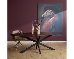 StarFurn Eettafel Cloud - Organisch Bruin Eikenhout - 180x84x76cm