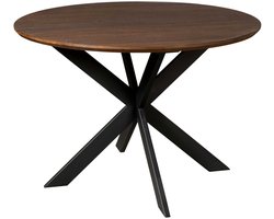 Starfurn - Eettafel Ferris - Bruin - 150x150x76 cm