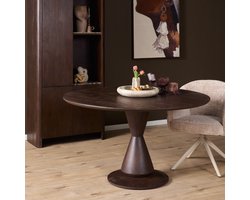 Starfurn - Eettafel Lima - Bruin - 130x130x76cm