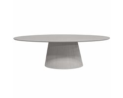 StarFurn Eettafel Solana 210cm Ovaal Taupe