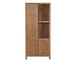 StarFurn Inlegplank Vakkenkast Dallas Beige Marmer Set van 2