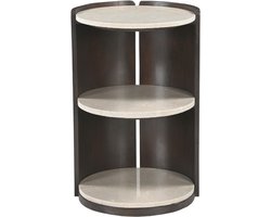 Starfurn - Nachtkastje Niva Botticino marmer 40 cm - bruin/beige