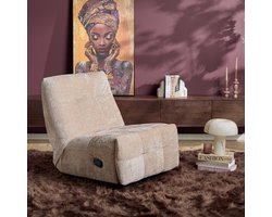 Starfurn Relaxfauteuil Chill - Beige - Draaibaar - 97x78x90cm