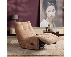 Starfurn Relaxfauteuil Chill - Lichtbruin - Draaibaar - 97x78x90cm