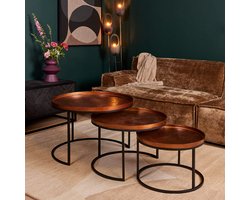 Starfurn - Salontafel Clive - Koper - 70x70x50 cm