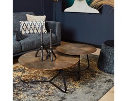 StarFurn Salontafel Kate Aluminium Ø60cm