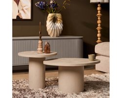 Starfurn - Salontafel Mirre - Beige - 56x70x38 cm