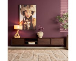 Starfurn Tv-meubel Ambiance - Zwevend - Bruin Hout - 240x35x30cm