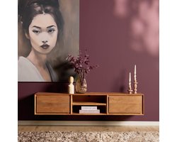 Starfurn Tv-meubel Ambiance - Zwevend - Naturel Hout - 160x35x30cm