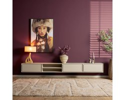 Starfurn Tv-meubel Ambiance - Zwevend - Zandkleur Hout - 240x35x30cm