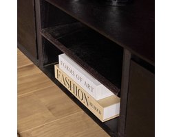 Starfurn Tv-meubel Ambiance - Zwevend - Zwart Hout - 200x35x30cm