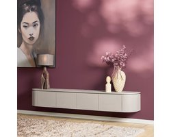 Starfurn Tv-meubel Excellent - Taupe Hout - 200x35x30cm