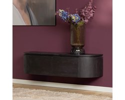 Starfurn Tv-meubel Excellent - Zwart Hout - 120x35x30cm