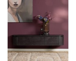 Starfurn Tv-meubel Excellent - Zwart Hout - 160x35x30cm