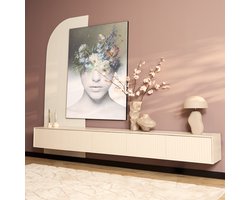 Starfurn - Tv meubel Madison - Beige - 35x280x30 cm