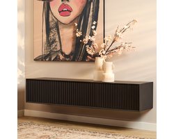 Starfurn - Tv meubel Madison - Zwart - 35x160x30 cm