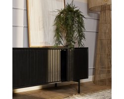 Starfurn - Tv meubel Madison - Zwart - 45x165x55 cm